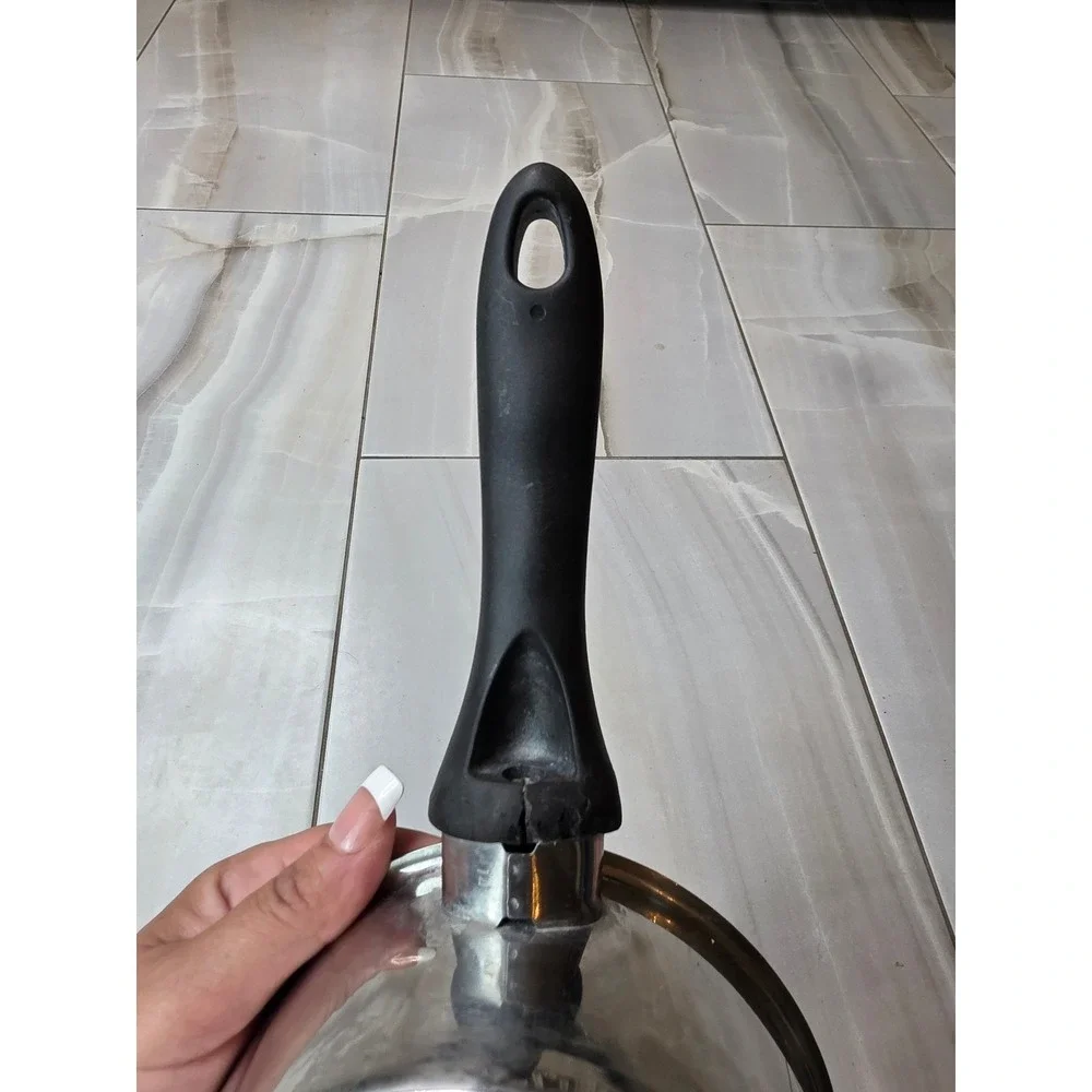 Bialetti Stainless Steel Saucepan 5.5 Inch‎ Italian Design Professional A2